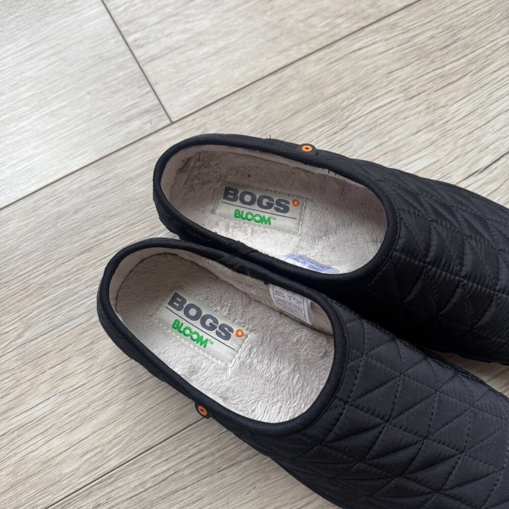 BOGS mens Snowday Ii Slipper 9 Black - Picture 3 of 11
